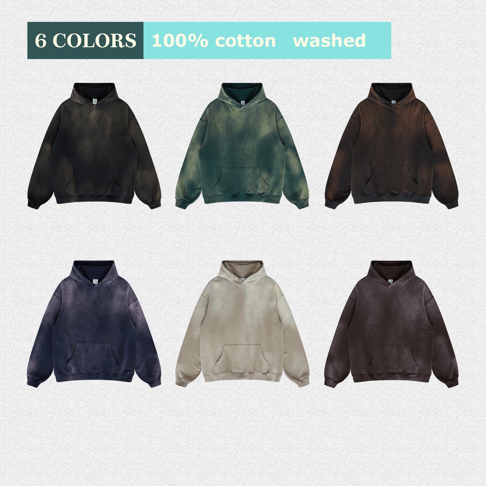 Vintage Fleece Heavyweight Unisex High Quality Wireless Oversized Sublimation Pullover Thick Blank Hoodies & Sweatshirts