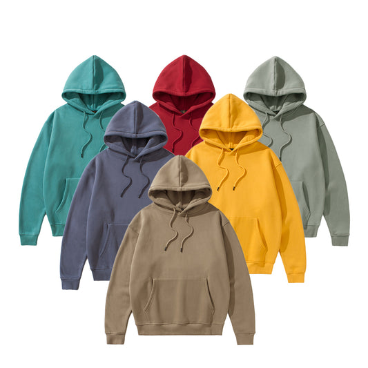 Custom high quality embroidery blank hoodies unisex pullover men's hoodies
